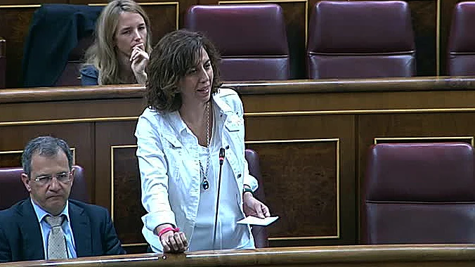 Irene Lozano, en el Congreso