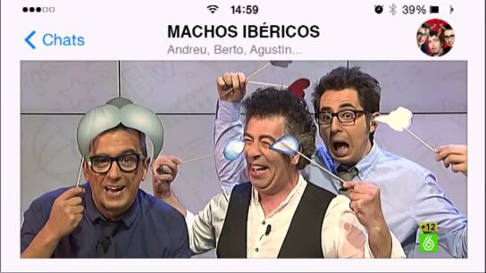 El grupo de WhatsApp de Buenafuente, Jim&eacute;nez y Romero