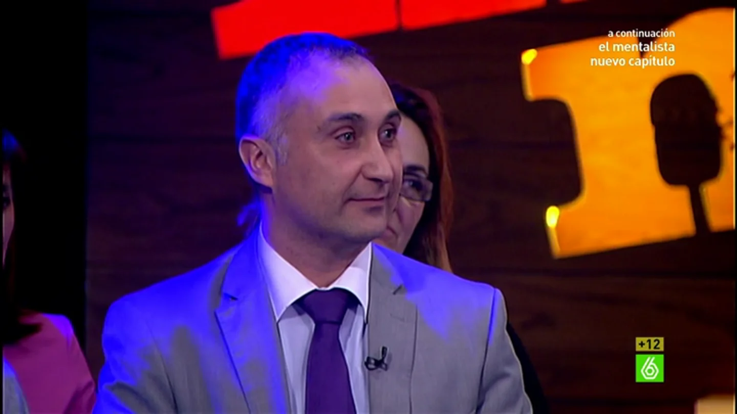 José Lóbez, marido de Zaida Cantera, en 'El Intermedio' José Lóbez, marido de Zaida Cantera, en 'El Intermedio'
