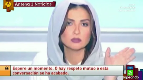 Una presentadora libanesa manda callar a un clérigo musulmán Una presentadora libanesa manda callar a un clérigo musulmán