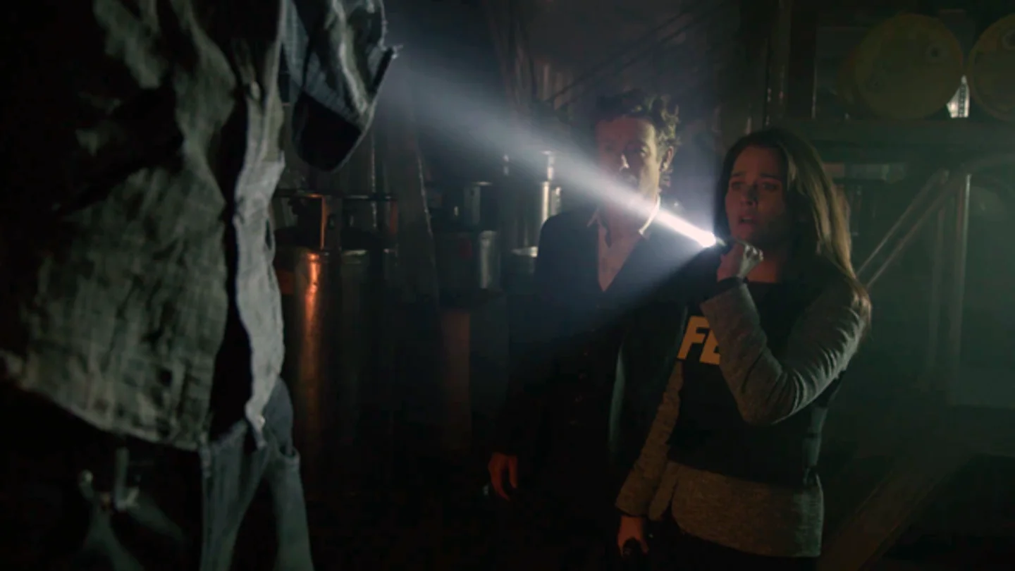 Teresa Lisbon y Patrick Jane, en un caso Teresa Lisbon y Patrick Jane, en un caso