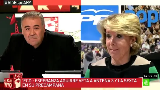 García Ferreras y Esperanza Aguirre García Ferreras y Esperanza Aguirre