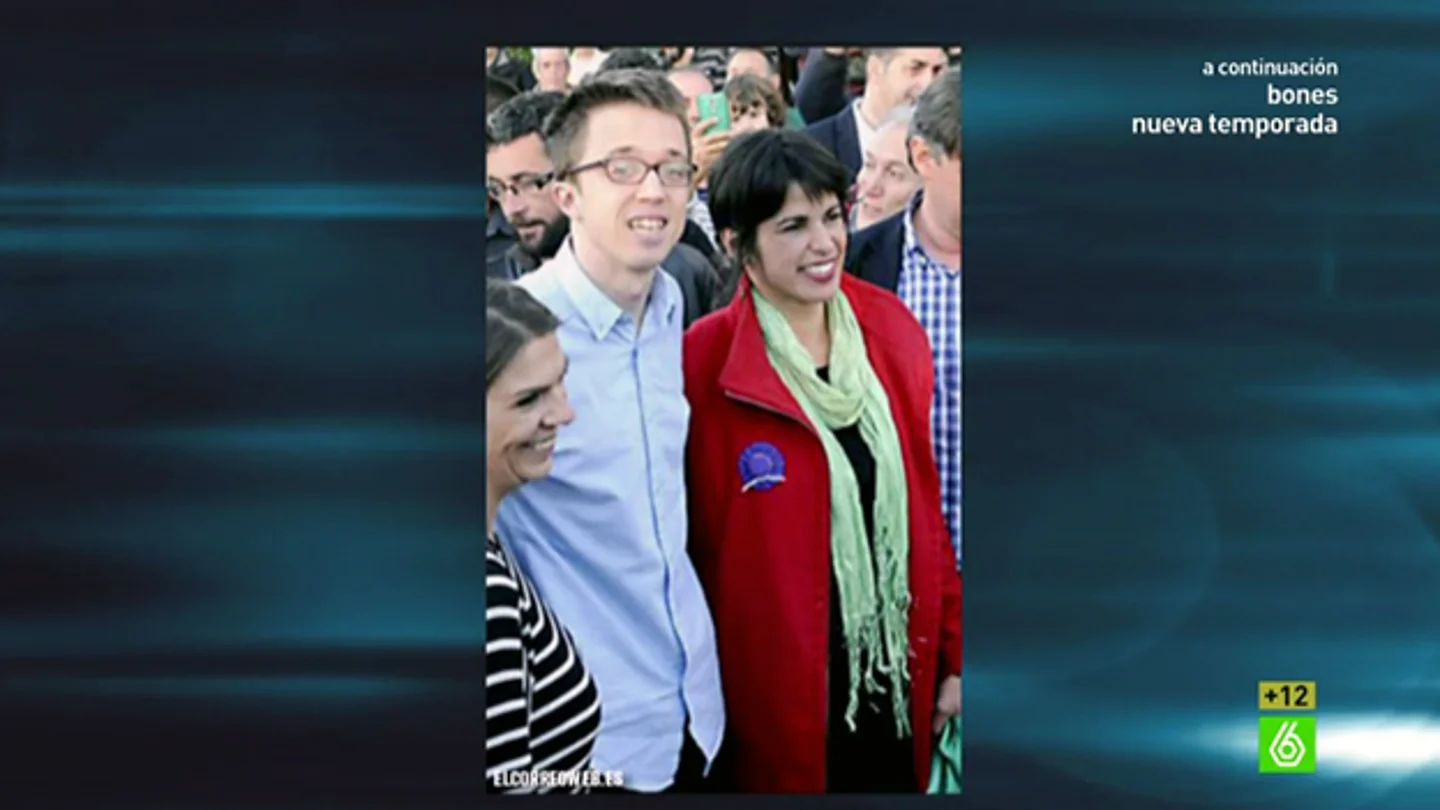 Teresa Rodríguez e Íñigo Errejón Teresa Rodríguez e Íñigo Errejón