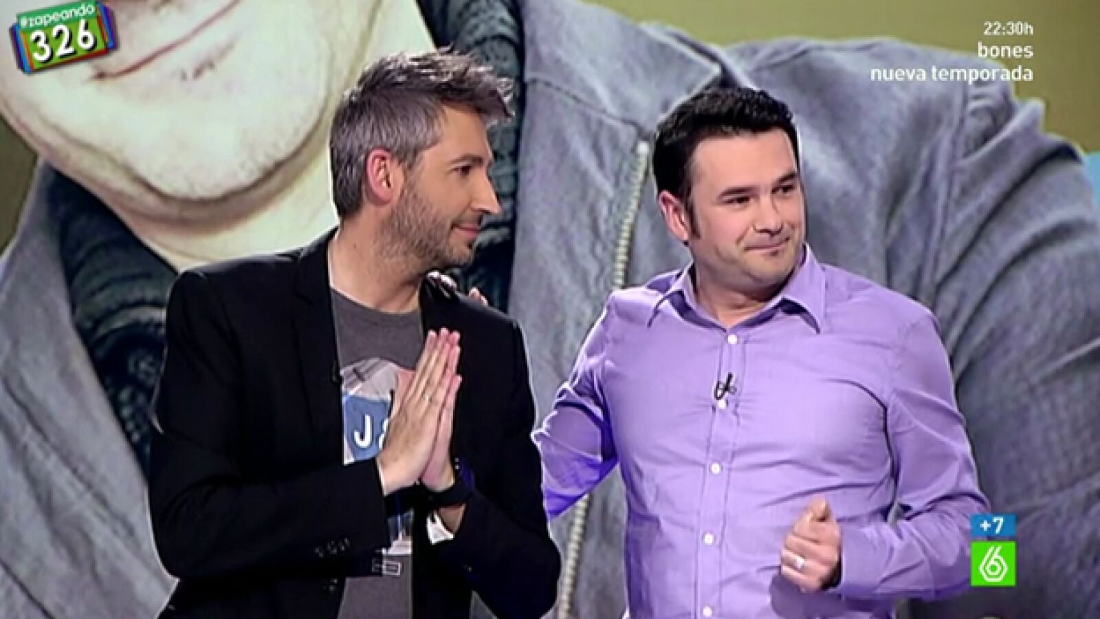 I&ntilde;aki L&oacute;pez y Frank Blanco, en 'Zapeando'