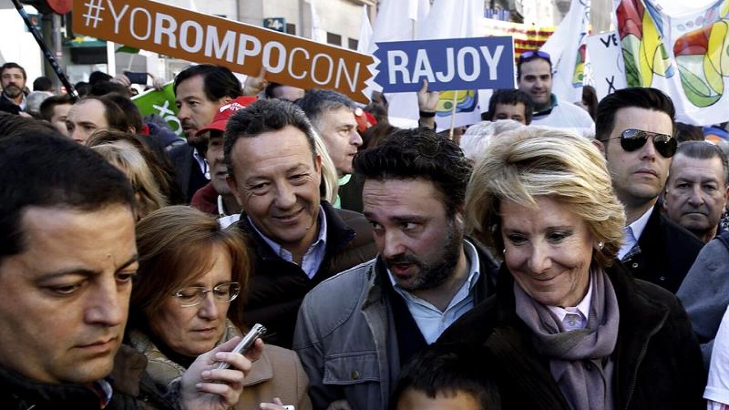 Esperanza Aguirre apoya la manifestaci&oacute;n contra el aborto