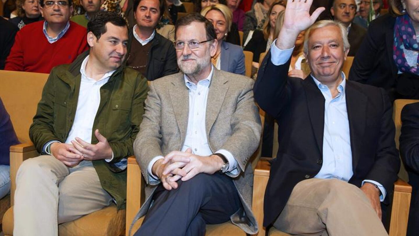 El presidente del Gobierno y del Partido Popular, Mariano Rajoy