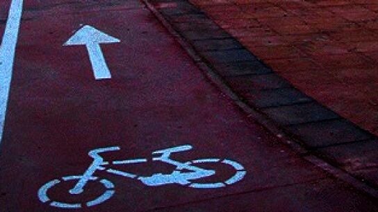 Imagen de un carril bici