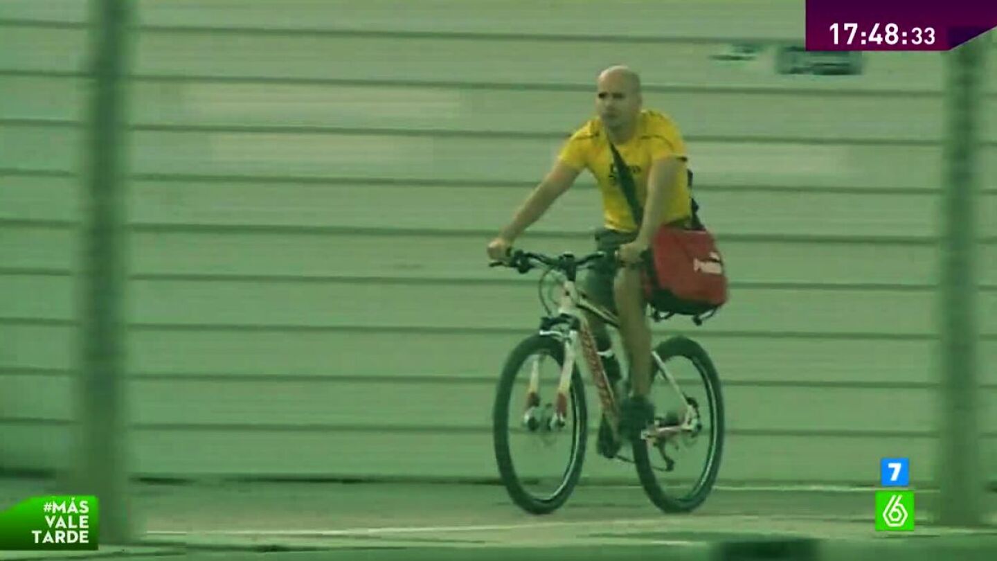 Un ciclista en una imagen de archivo