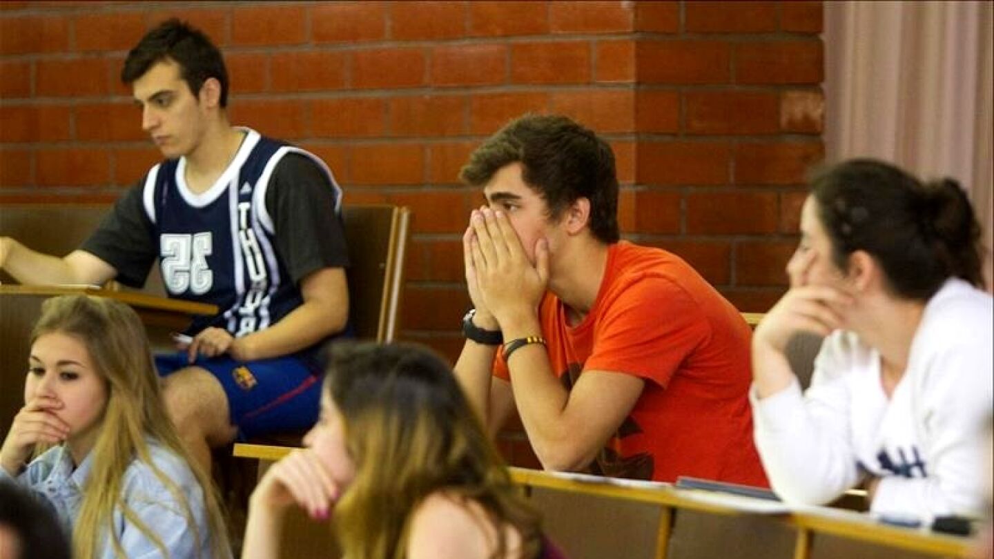 Alumnos en un aula