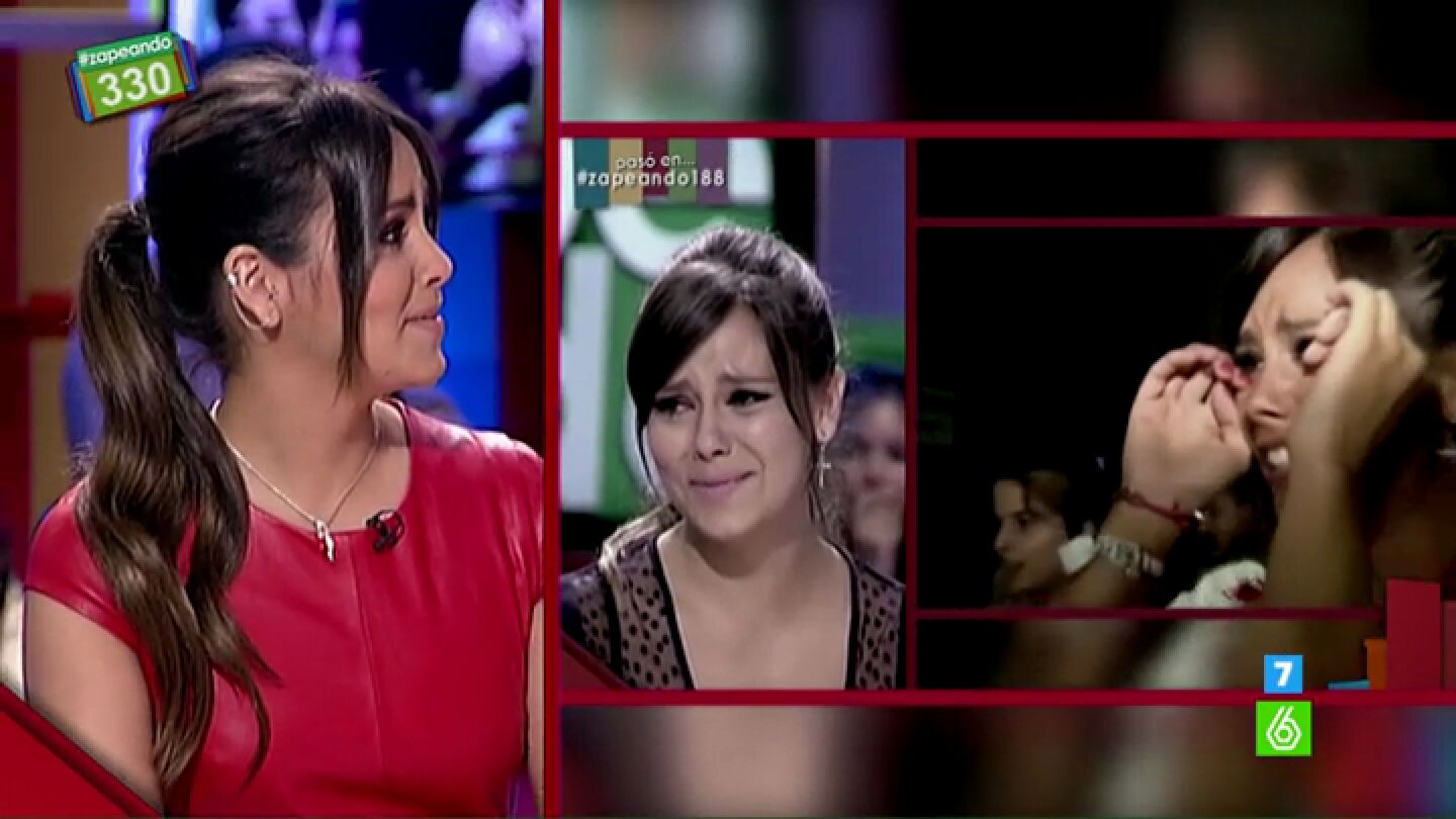 Cristina Pedroche se emociona vi&eacute;ndose emocionada