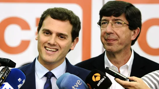 Albert Rivera con Juan Marín Albert Rivera con Juan Marín