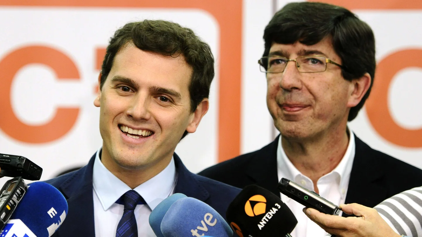 Albert Rivera con Juan Marín Albert Rivera con Juan Marín