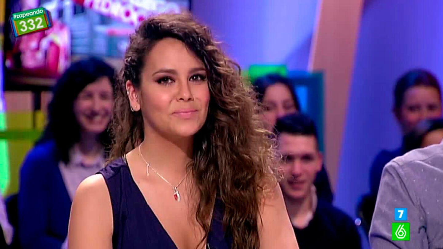 Cristina Pedroche se emociona al ver sus mejores momentos en 'zapeando'