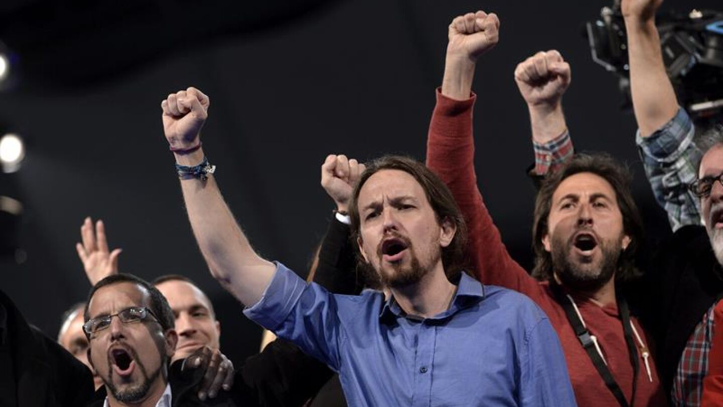 Pablo Iglesias en el cierre de campa&ntilde;a