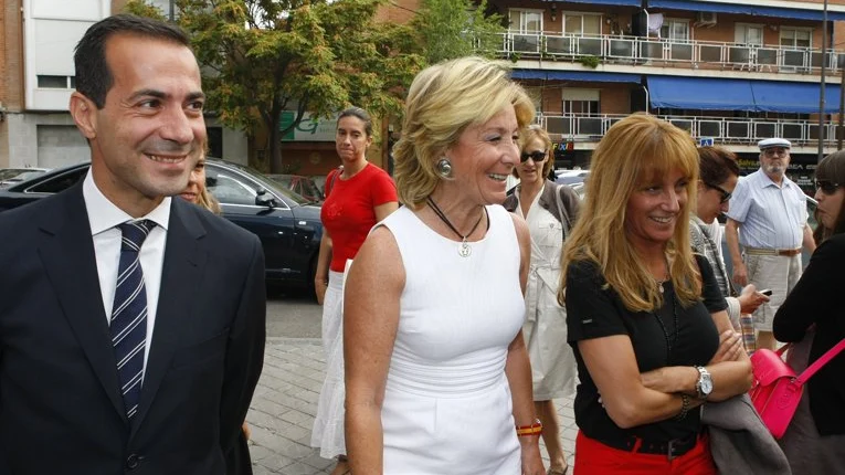 Esperanza Aguirre junto a Isabel Gallego en un acto