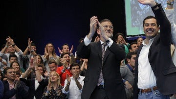 Mariano Rajoy, en el cierre de campaña del PP