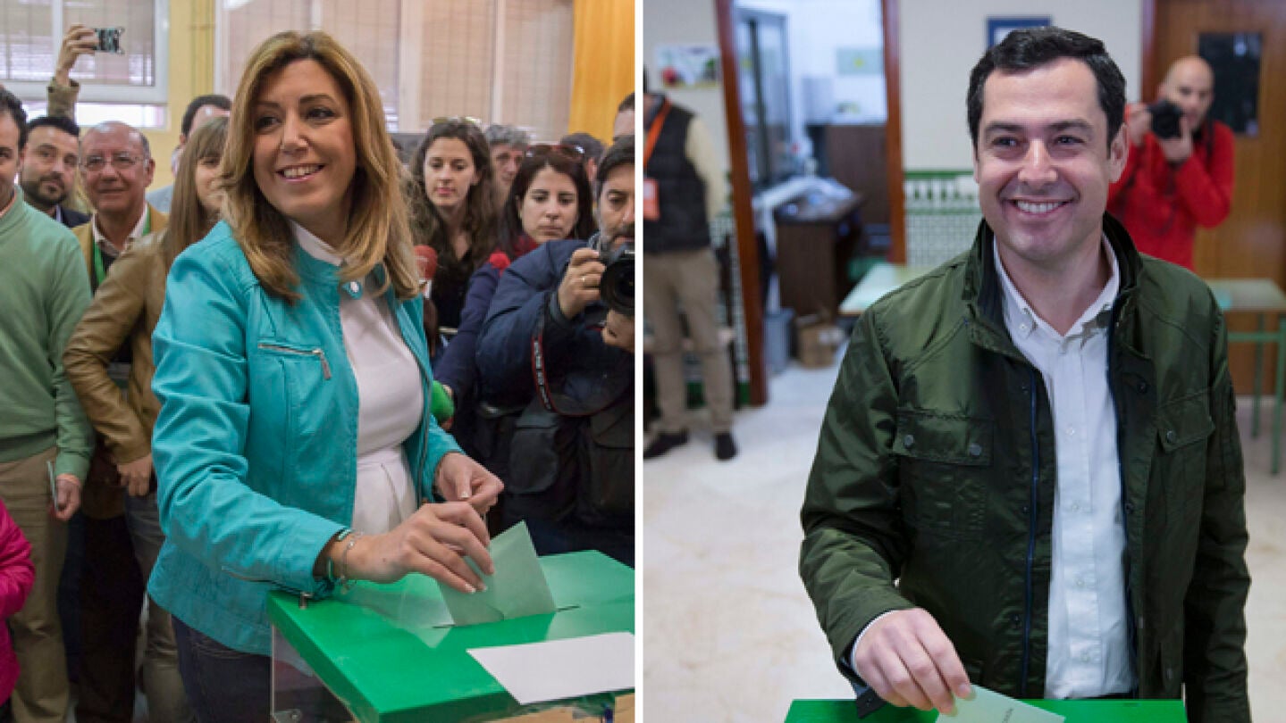 Susana D&iacute;az y Juanma Moreno