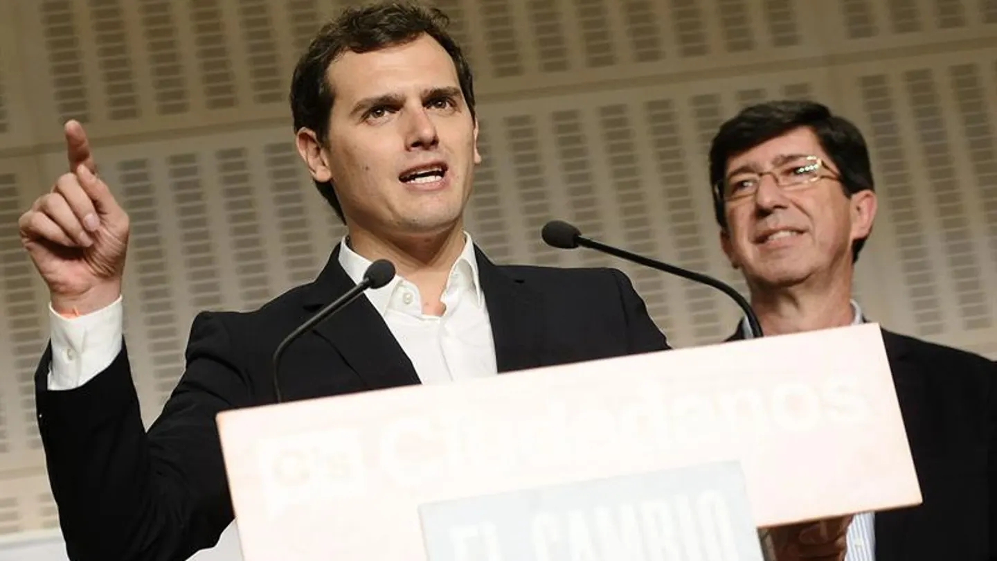 Albert Rivera, junto a Juan Marín Albert Rivera, junto a Juan Marín