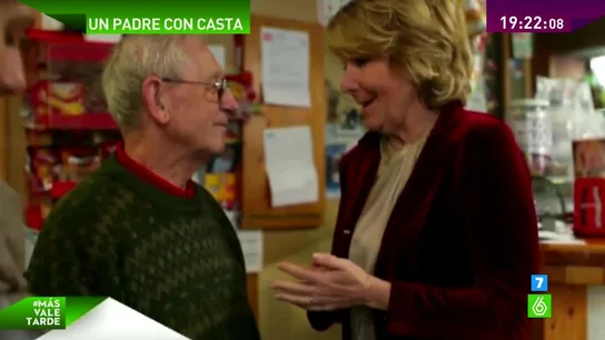 Aguirre y el padre de Monedero Aguirre y el padre de Monedero