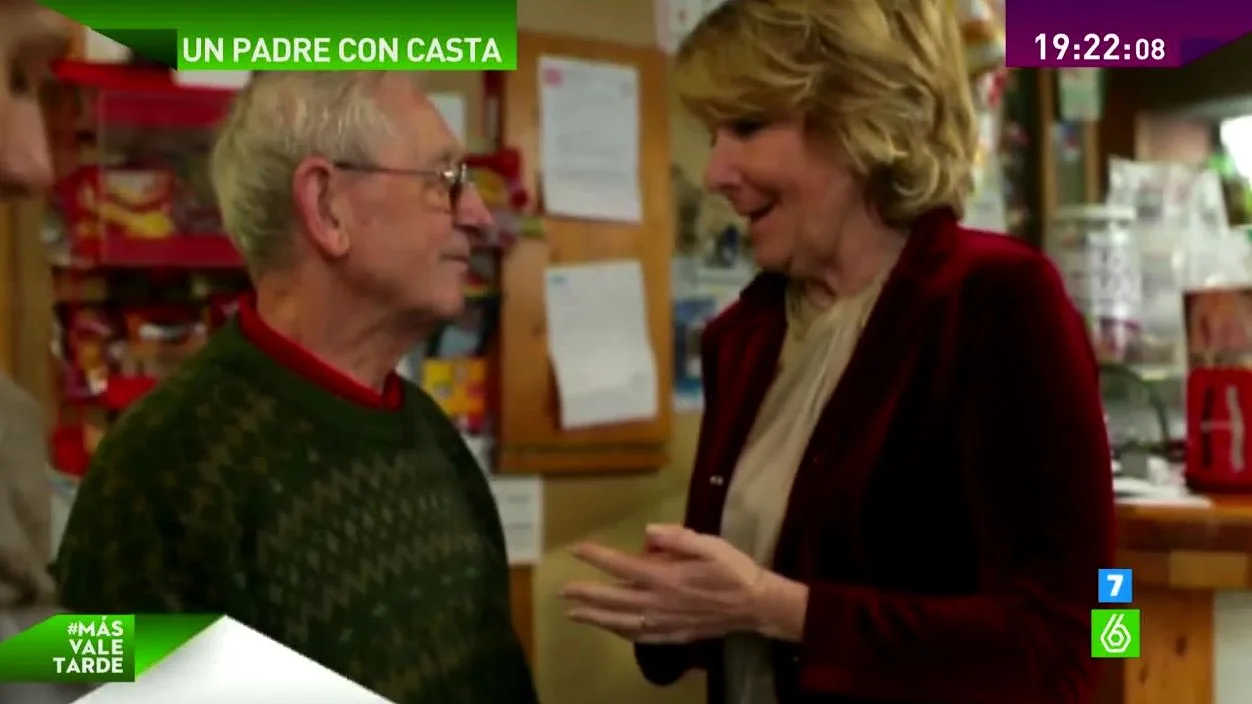 Aguirre y el padre de Monedero Aguirre y el padre de Monedero