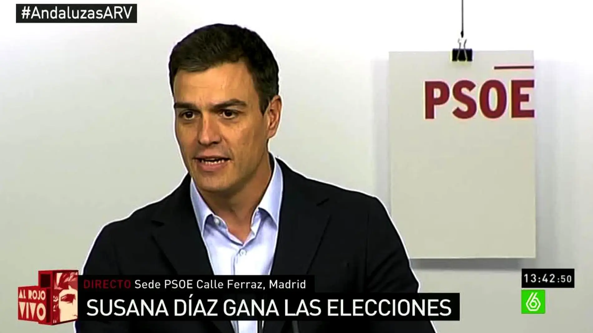 Pedro Sánchez ante los medios