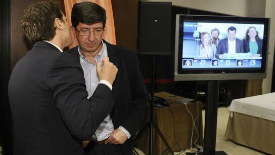 El candidato de Ciudadanos a la Presidencia de la Junta de Andalucia, Juan Mar&iacute;n