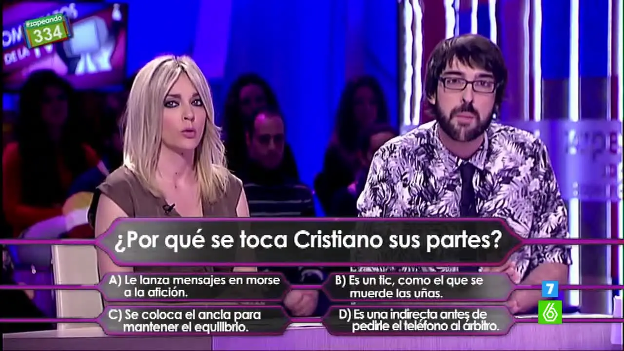 Lo que dice Cristiano cuando se toca la merienda