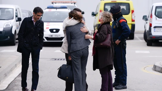 Familiares de los fallecidos en el avión de Germanwings Familiares de los fallecidos en el avión de Germanwings