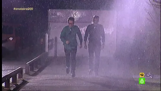 Berto Romero y Buenafuente bajo la lluvia Berto Romero y Buenafuente bajo la lluvia