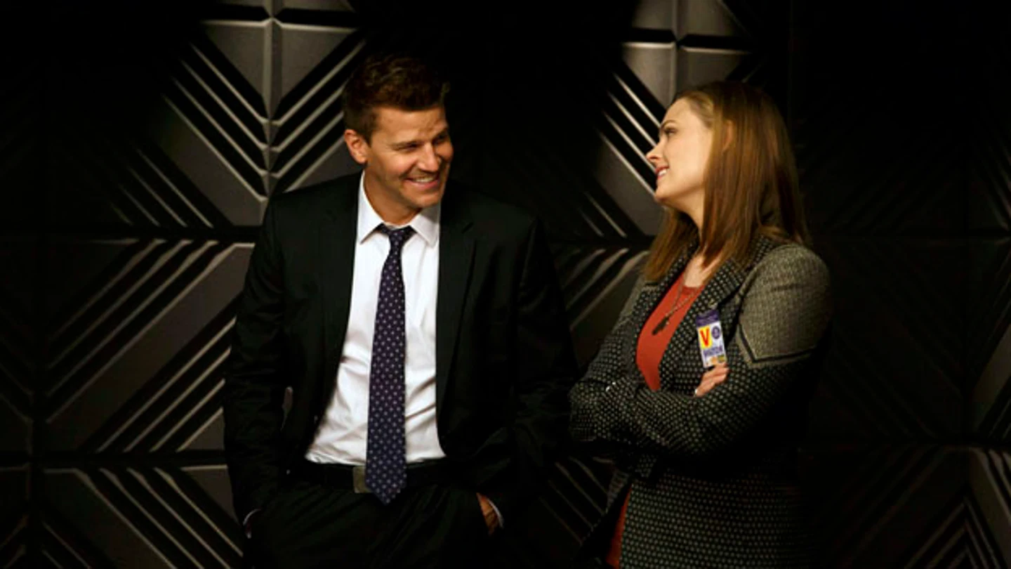 Temperance Brennan y Seeley Booth, en Bones Temperance Brennan y Seeley Booth, en Bones