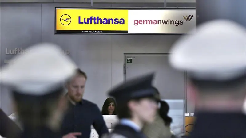 Mostrador de Lufthansa y Germanwings