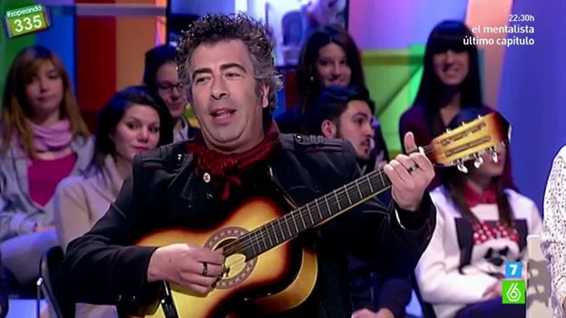 Agustín Jiménez, de cantautor, en 'Zapeando' Agustín Jiménez, de cantautor, en 'Zapeando'