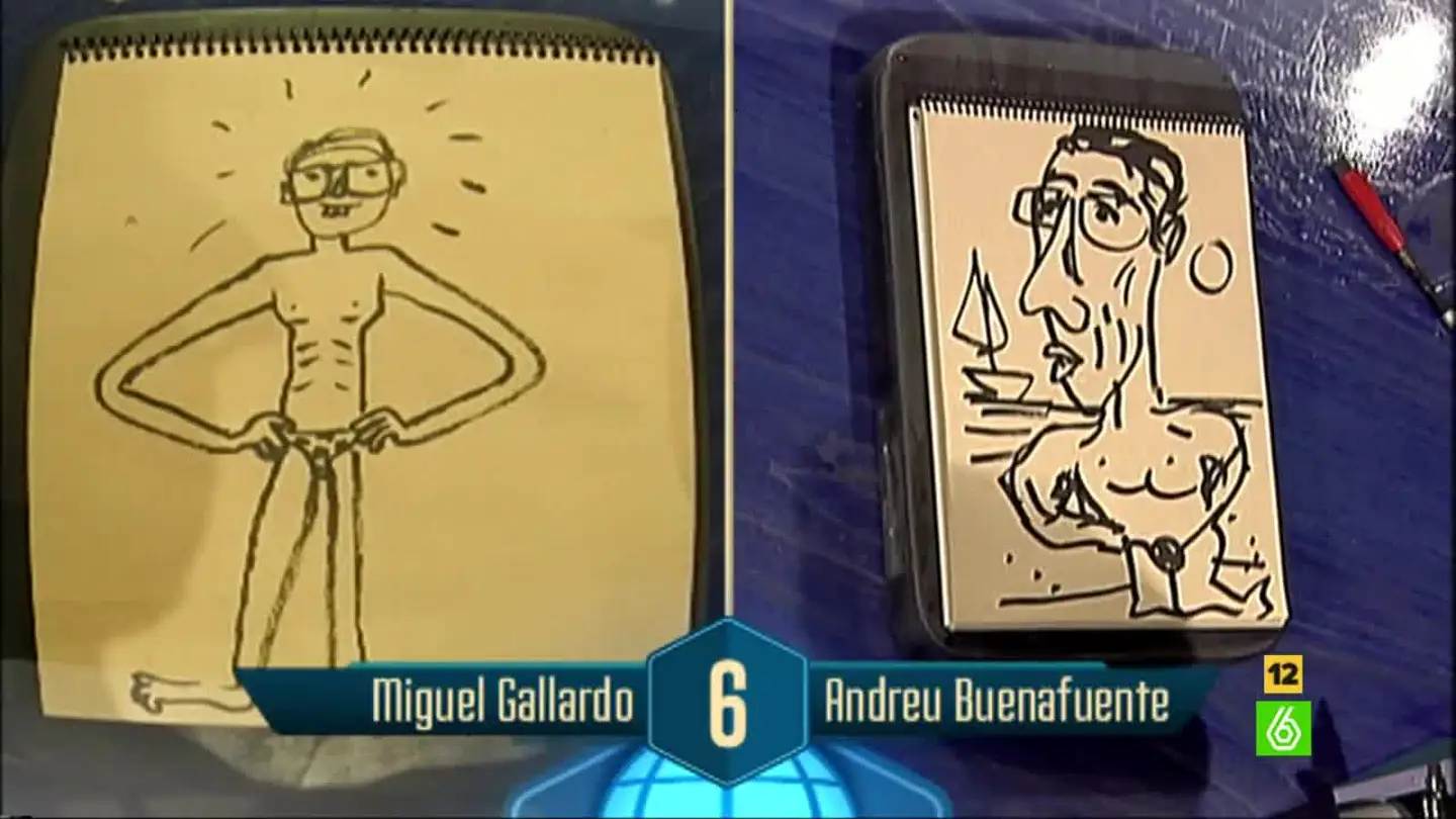 Los dibujos de Berto Romero en tanga Los dibujos de Berto Romero en tanga