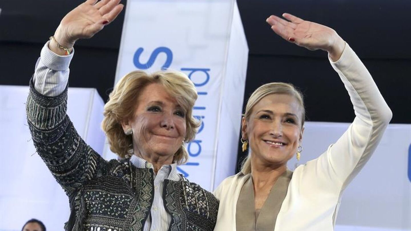 Esperanza Aguirre y Cristina Cifuentes