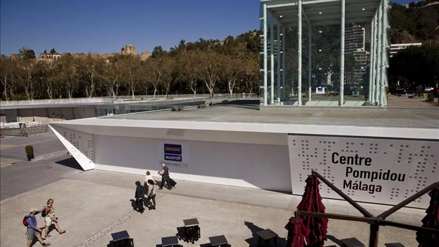 Vista del Centro Pompidou de Málaga Vista del Centro Pompidou de Málaga