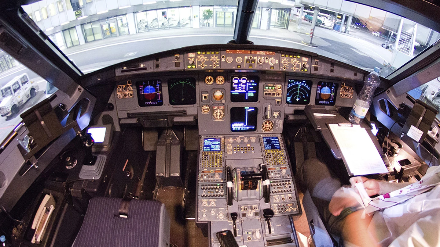 Cabina del Airbus A320 siniestrado en los Alpes franceses Cabina del Airbus A320 siniestrado en los Alpes franceses