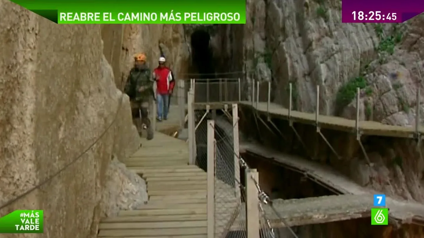 El camino más peligroso del mundo, en Málaga, reabre sus puertas 25 años después El camino más peligroso del mundo, en Málaga, reabre sus puertas 25 años después