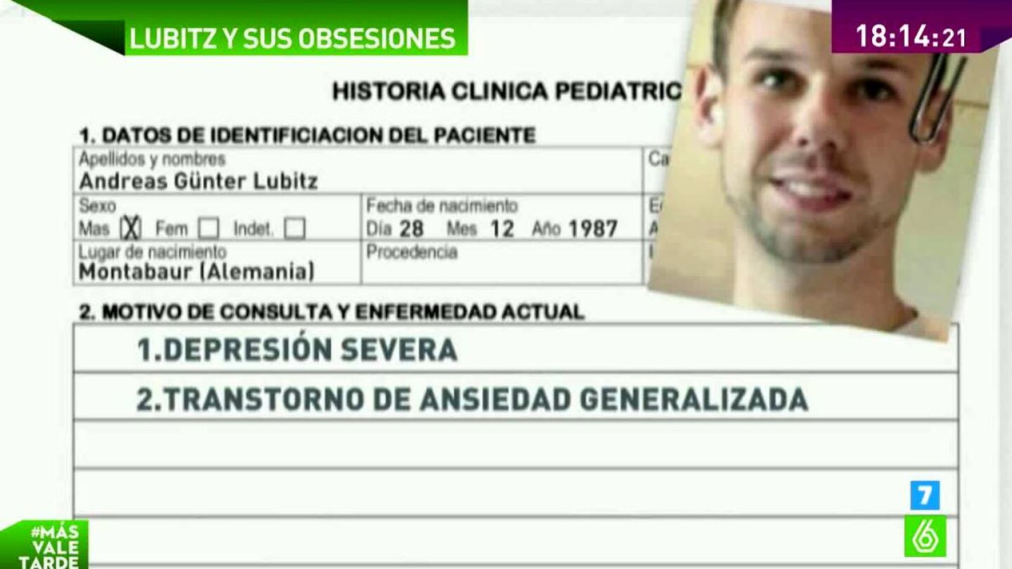 Andreas Lubitz ten&iacute;a prohibido pilotar aviones debido a sus tendencias suicidas