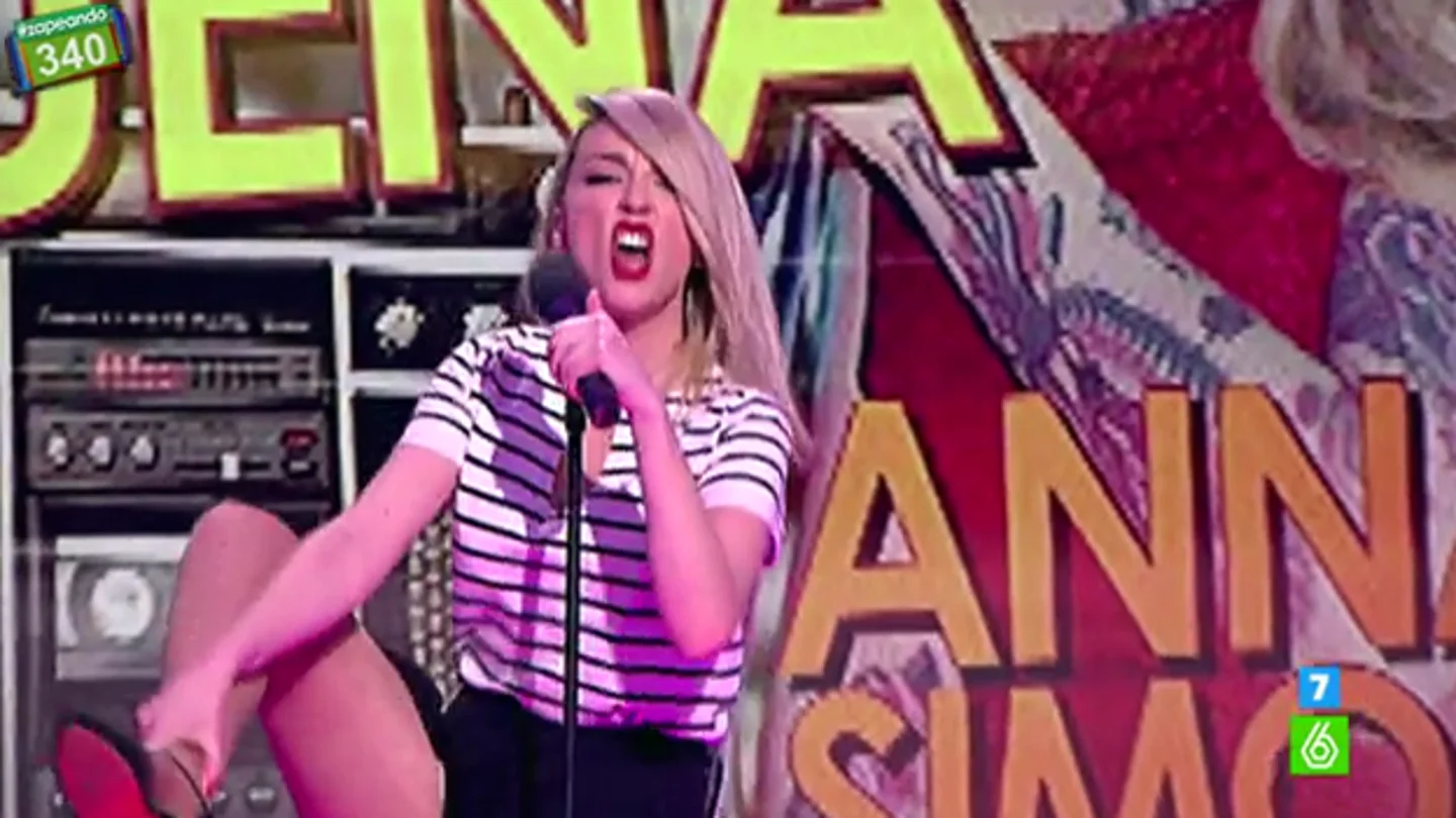 Anna Simon imita a Shakira Anna Simon imita a Shakira