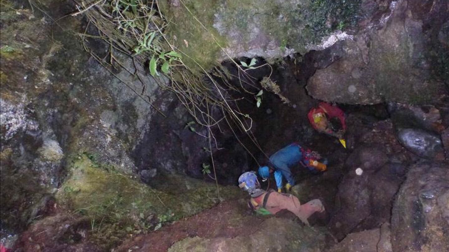 Labores de rescate de otro espele&oacute;logo espa&ntilde;ol desaparecido en septiembre de 2014
