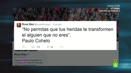 Tweet de Rosa Díez Tweet de Rosa Díez