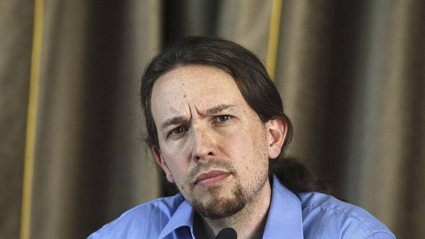 El l&iacute;der de Podemos, Pablo Iglesias