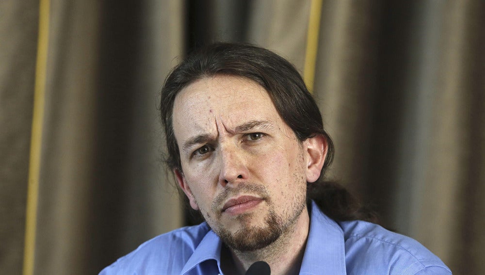 El líder de Podemos, Pablo Iglesias