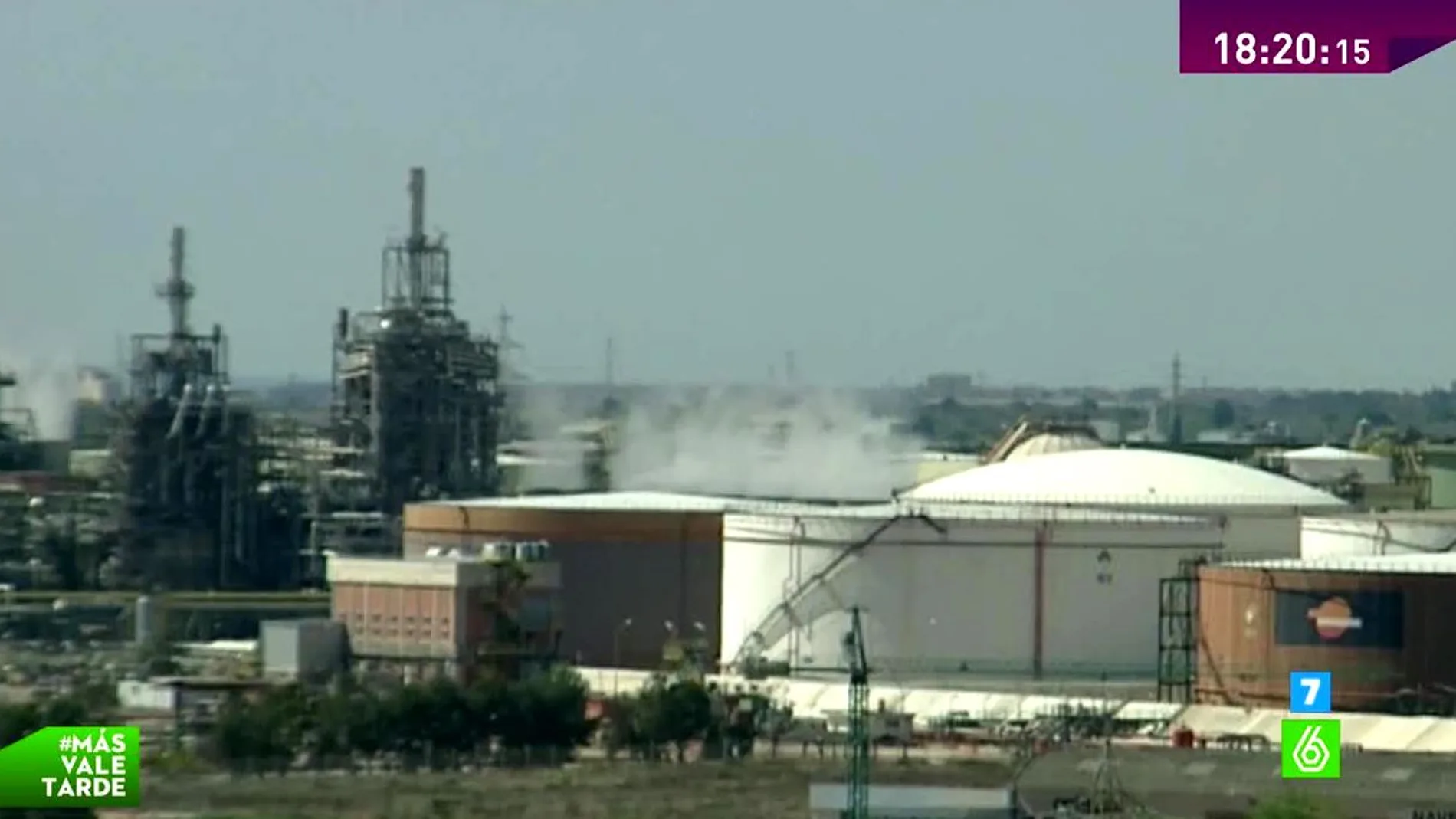 Alerta en la petroquímica de Tarragona por altos niveles de Butadieno