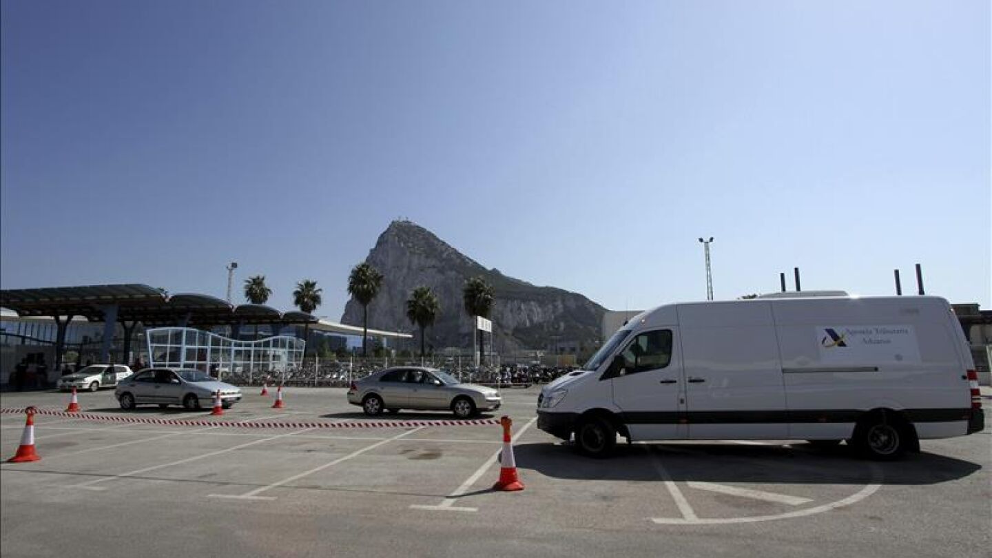 Aduana espa&ntilde;ola en Gibraltar