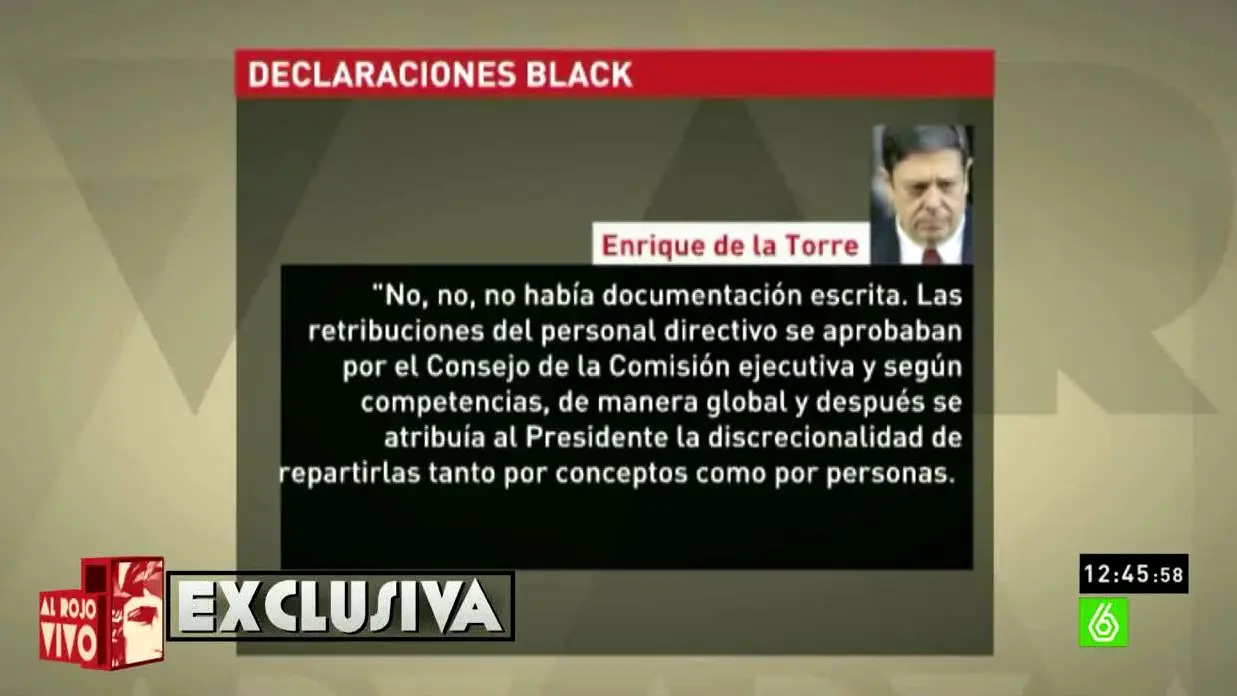 Declaración de Enrique de la Torre