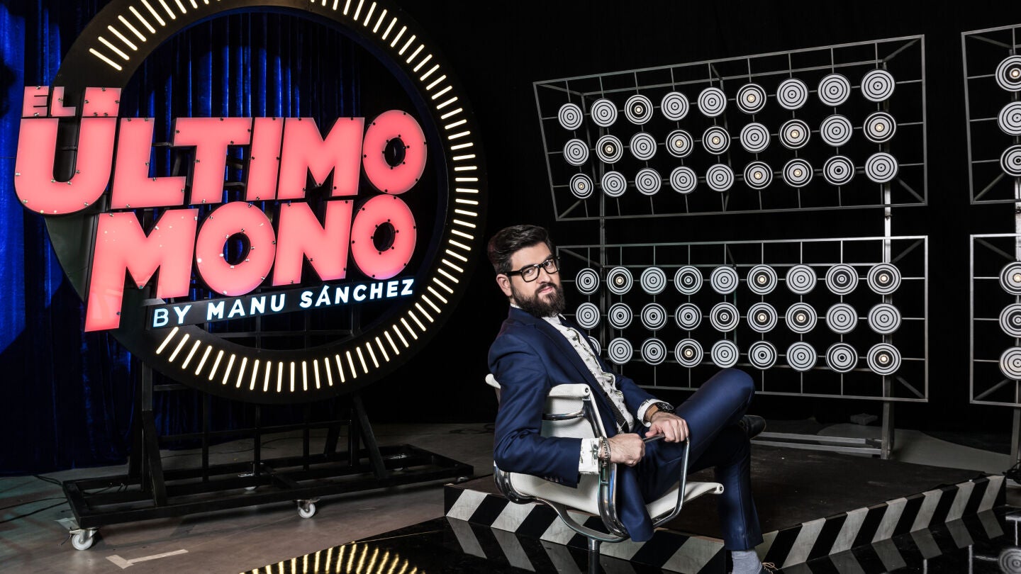 Manu S&aacute;nchez disfruta del plat&oacute; de El &Uacute;ltimo Mono