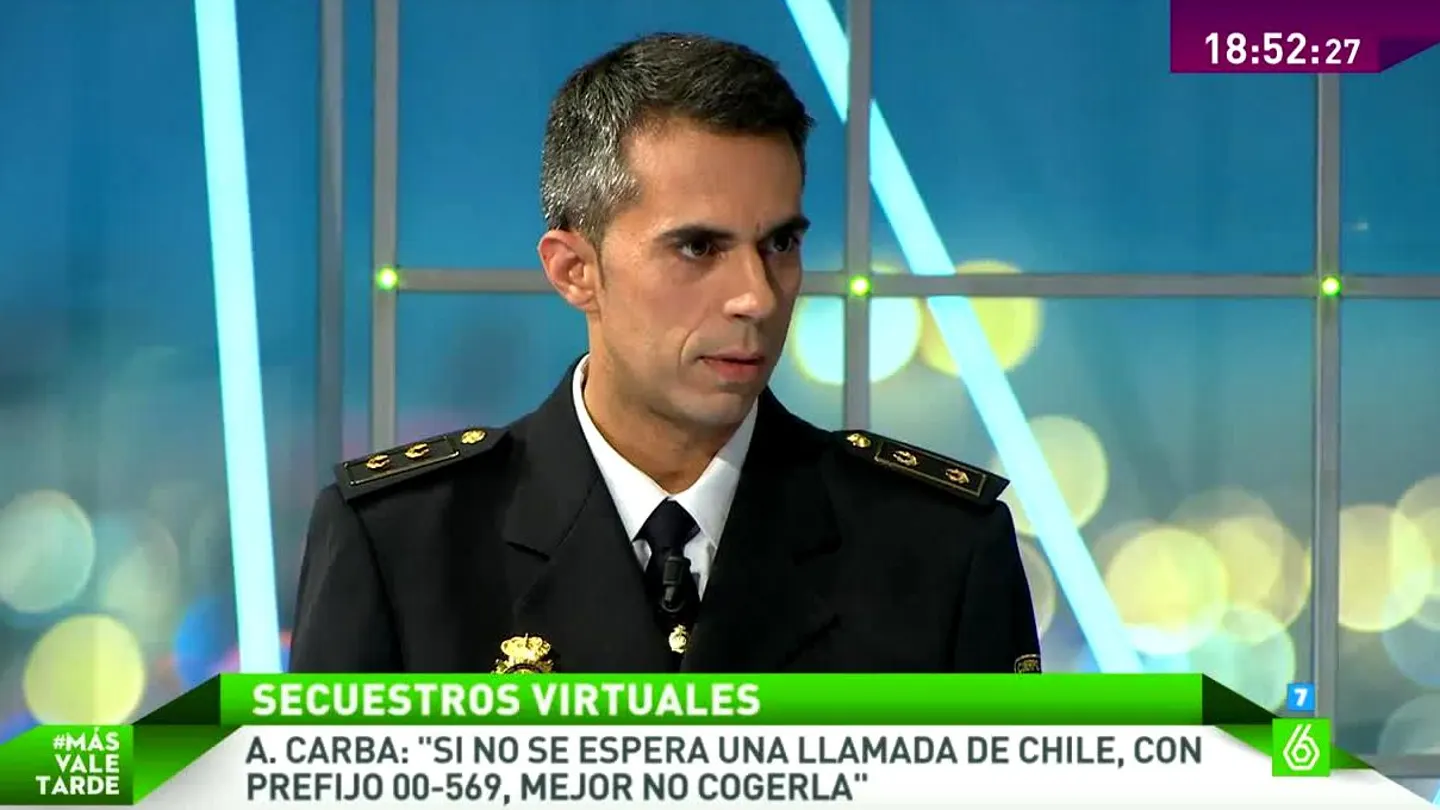 A. Carba: "Si no se espera una llamada de Chile, con prefijo 00-569, mejor no cogerla" A. Carba: "Si no se espera una llamada de Chile, con prefijo 00-569, mejor no cogerla"