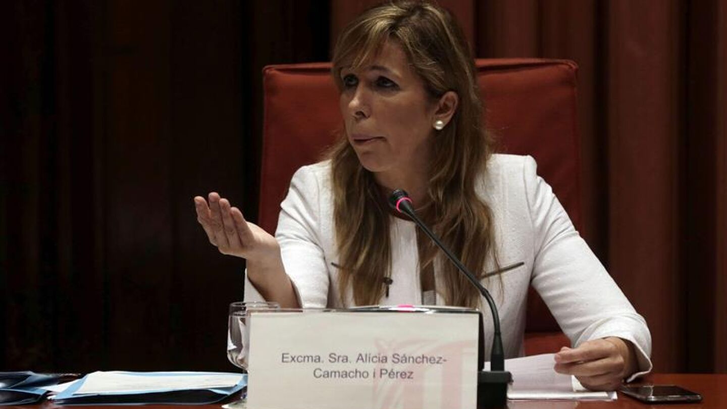 La presidenta del PPC, Al&iacute;cia S&aacute;nchez-Camacho