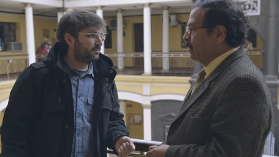 Jordi Évole y Freddy Mejía Pacheco en 'Salvados' Jordi Évole y Freddy Mejía Pacheco en 'Salvados'